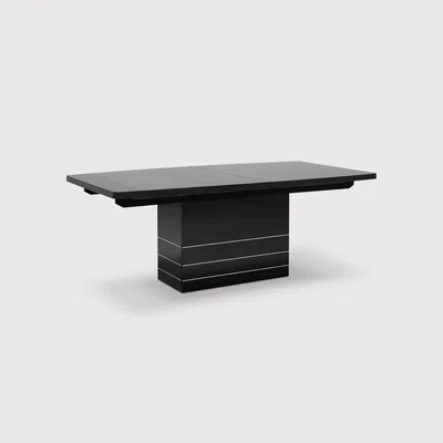 Barker and Stonehouse Versilia Extending Dining Table 160cm, Grey | W160cm | Barker & Stonehouse