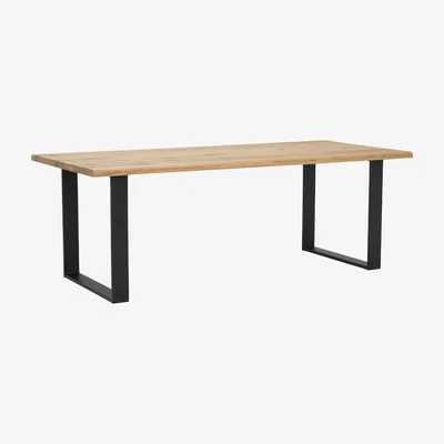 Barker and Stonehouse Colton Dining Table Oak Wood | Barker & Stonehouse