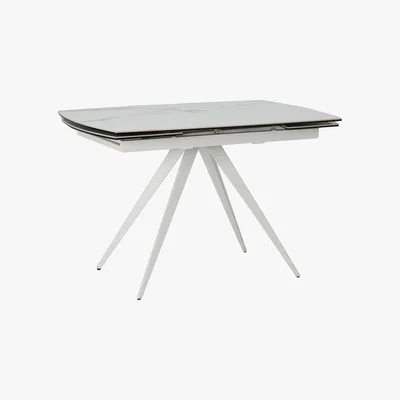 Barker and Stonehouse Livorno Extending Dining Table, Staturio and White