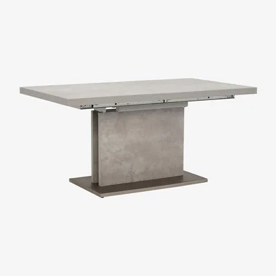 Barker and Stonehouse Halmstad Extending Dining Table, Grey Concrete | Barker & Stonehouse