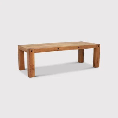 Barker and Stonehouse Pure Furniture Salem Dining Table 180cm, Brown | Barker & Stonehouse