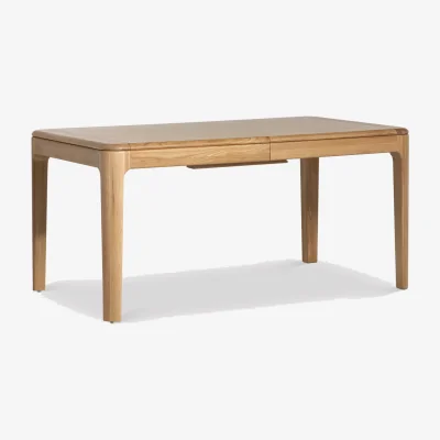 Barker and Stonehouse Maddison 160cm-200cm Extended Dining Table, Neutral Oak | Barker & Stonehouse