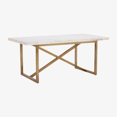 Barker and Stonehouse Nola Small Dining Table Marble | Barker & Stonehouse
