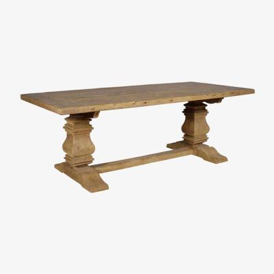 Barker and Stonehouse Timothy Oulton Georgian Architectural Large Dining Table, Neutral Pine Wood | Barker & Stonehouse