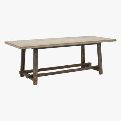 Barker and Stonehouse Penglai 220cm Dining Table, Cracked Pepper