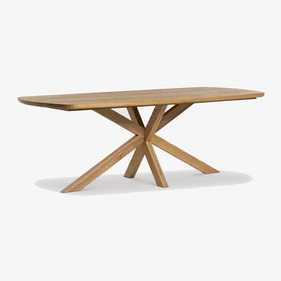 Barker and Stonehouse Bergen Dining Table 200x100x77cm, Neutral Wood | Barker & Stonehouse