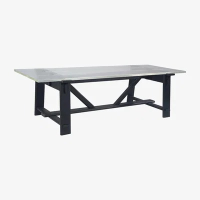 Barker and Stonehouse Timothy Oulton Iceberg Dining Table 260cm, Neutral | W260cm | Barker & Stonehouse