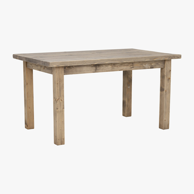 Barker and Stonehouse Indiana Reclaimed Wood Dining Table, Grey