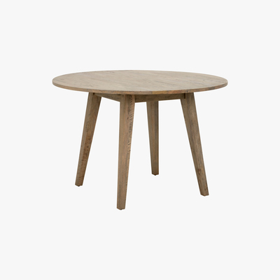 Barker and Stonehouse Hancock Round Dining Table, Salvage Deep Grey