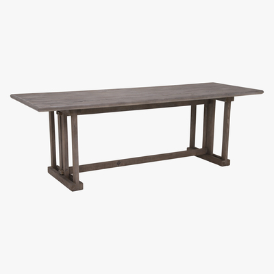 Barker and Stonehouse Beatrix Dining Table, Cold Smoky Grey