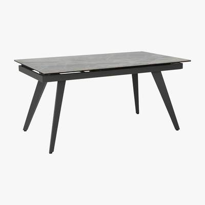 Barker and Stonehouse Venezia Extending Dining Table, Italian Dark Grey and Grey