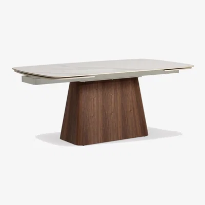 Barker and Stonehouse Morano 180cm Extending Dining Table, White | Barker & Stonehouse