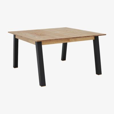 Barker and Stonehouse Rockingham Extending Dining Table, Neutral Ash Wood | Barker & Stonehouse