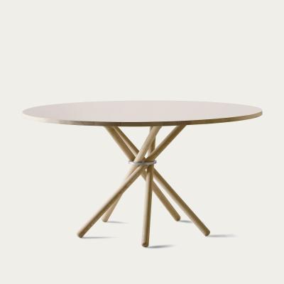 Bombinate.com Powder Linoleum/Light Oak Hector 140 Dining Table