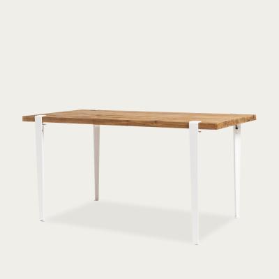 Bombinate.com Cloudy White Balthazar Dining Table in Reclaimed Wood