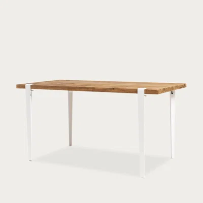 Bombinate.com Cloudy White Balthazar Dining Table in Reclaimed Wood