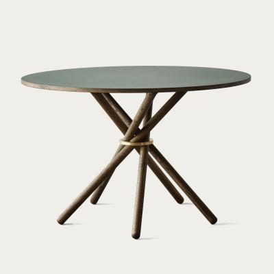 Bombinate.com Conifer Linoleum/Dark Oak Hector 120 Dining Table