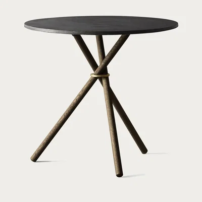 Bombinate.com Dark Concrete/Dark Oak Aldric Coffee Table