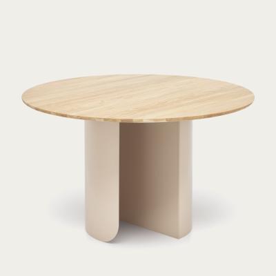 Bombinate.com Sand Plateau Dining Table - Round - Oak Top