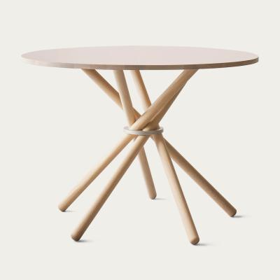 Bombinate.com Powder Linoleum/Light Oak Hector 105 Dining Table