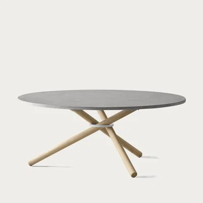 Bombinate.com Light Concrete/Light Oak Bertha Coffee Table