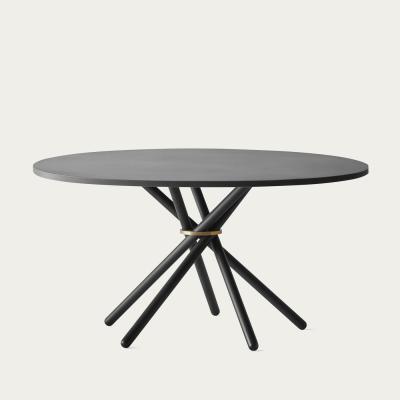 Bombinate.com Dark Concrete/Dark Steel Hector 140 Dining Table