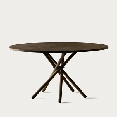 Bombinate.com Dark Oak/Dark Oak Hector 140 Dining Table