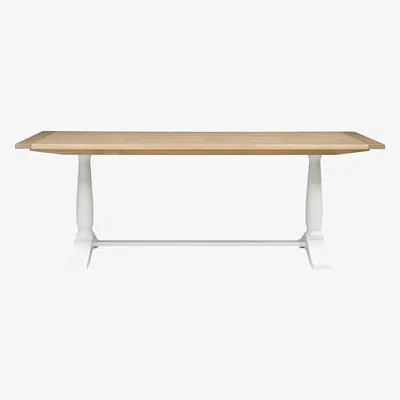 The Cotswold Company Marlow Pale Grey Dining Table