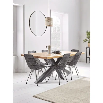 Cox and Cox NEW Hoxton Oak Dining Table