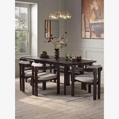 Cox and Cox Kamille Extendable Rectangle Dining Table - 6 to 8 Seater