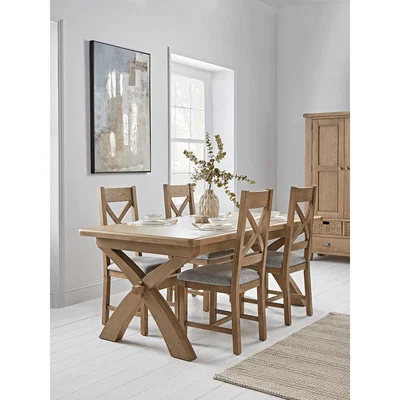 Cox and Cox NEW Burford Oak Extendable Dining Table