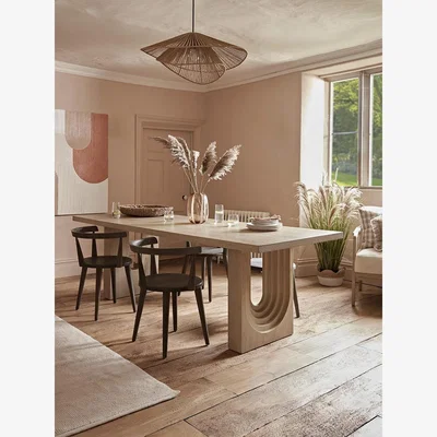 Cox and Cox Tapered Arch Dining Table