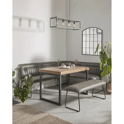 Cox and Cox NEW Loft Corner Dining Table
