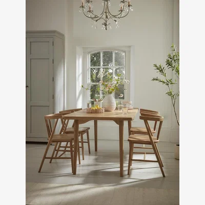 Cox and Cox Weathered Oak Dining Table