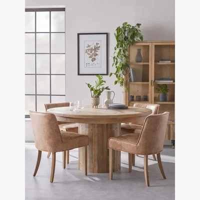 Cox and Cox Astoria Round Dining Table - Extendable