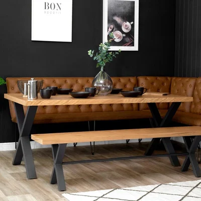 Chiltern Oak Furniture Urban Industrial Oak 1.8m Dining Table