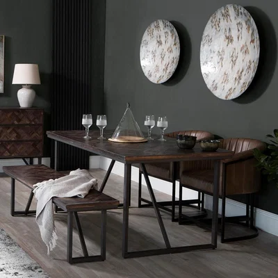 Chiltern Oak Furniture Shoreditch Industrial 1.6m Dining Table