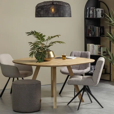 Cuckooland Woood Tablo Square Oak Dining Table