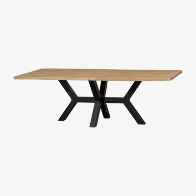 Cuckooland Woood Tablo Solid Oak Dining Table with Zeeland Leg