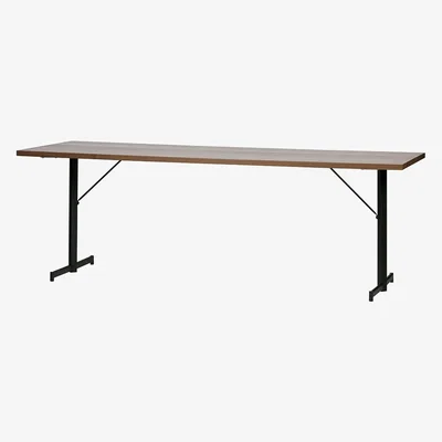 Cuckooland Panel 220cm Dining Table by Woood - Walnut