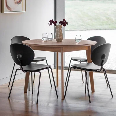 Cuckooland Chepstow Round Dining Table  - Black