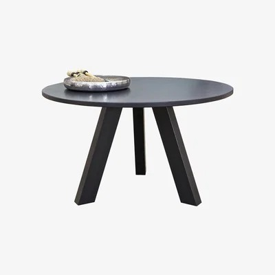 Cuckooland Wooden Circle Dining Table in Black Pine