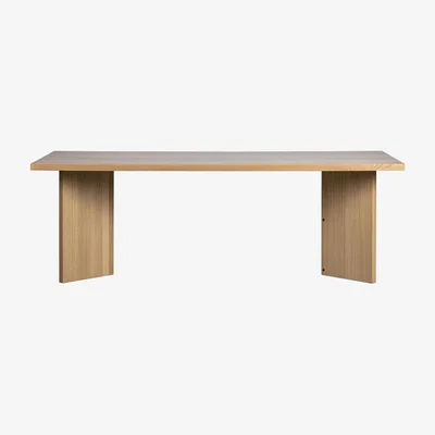 Cuckooland Woood Angle Dining Table  - Walnut