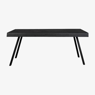 Cuckooland Suri Recycled Teak Black Dining Table - 220cm x 100cm