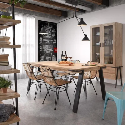 Cuckooland Disset Solid Acacia Wood Dining Table - 160cm x 90cm
