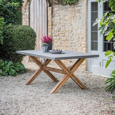 Cuckooland Garden Trading Burford Grey Dining Table