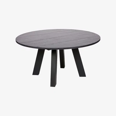 Cuckooland Rhonda Round Dining Table in Blacknight Oiled Oak by Woood