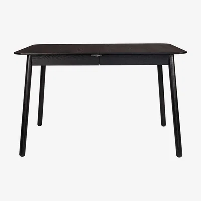 Cuckooland Zuiver Glimps Extending Dining Table in Black Ash Veneer