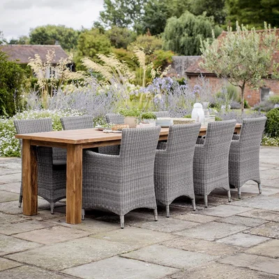 Cuckooland Garden Trading St Mawes Teak Refectory Dining Table