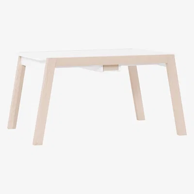 Cuckooland Vox Spot Extending Dining Table in Acacia & White